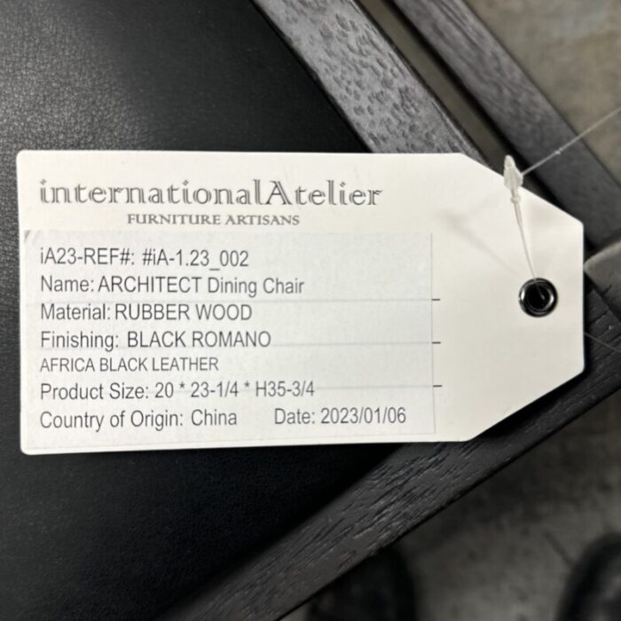 new international atelier architect side chair 6377