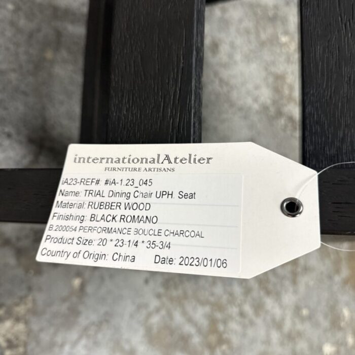 new international atelier trial upholstered seat side chair 1806