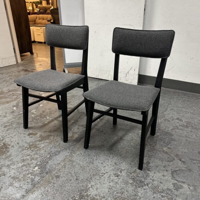 new international atelier upholstered dora side chairs a pair 2119