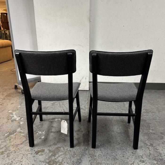 new international atelier upholstered dora side chairs a pair 2421