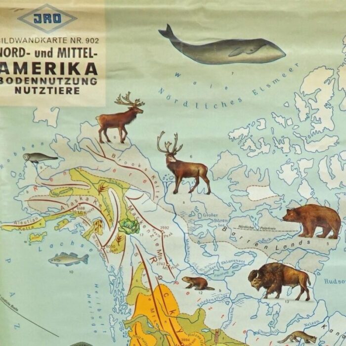 north america land use and livestock picture map 1970s 2