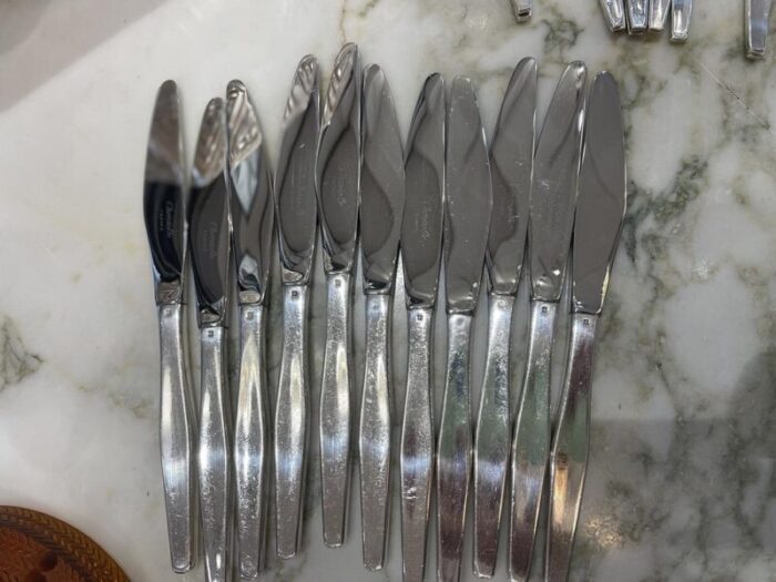 orly 95 piece cutlery set from christofle set of 95 11