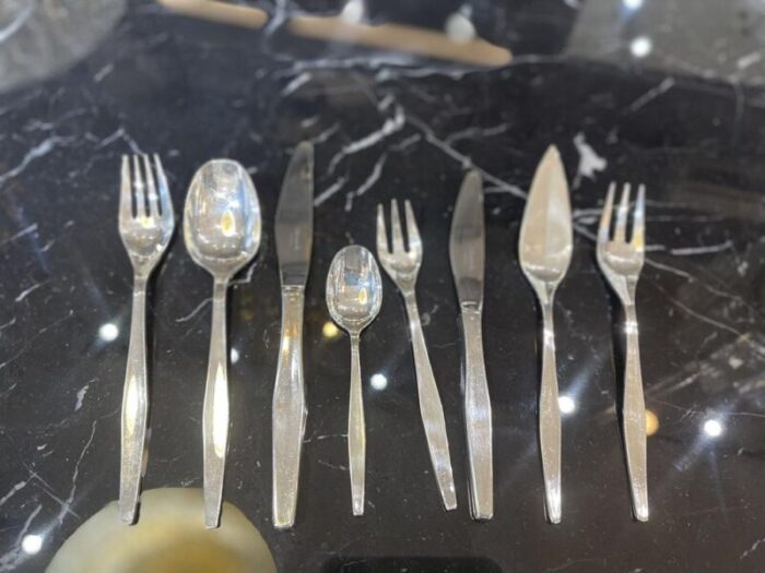 orly 95 piece cutlery set from christofle set of 95 7