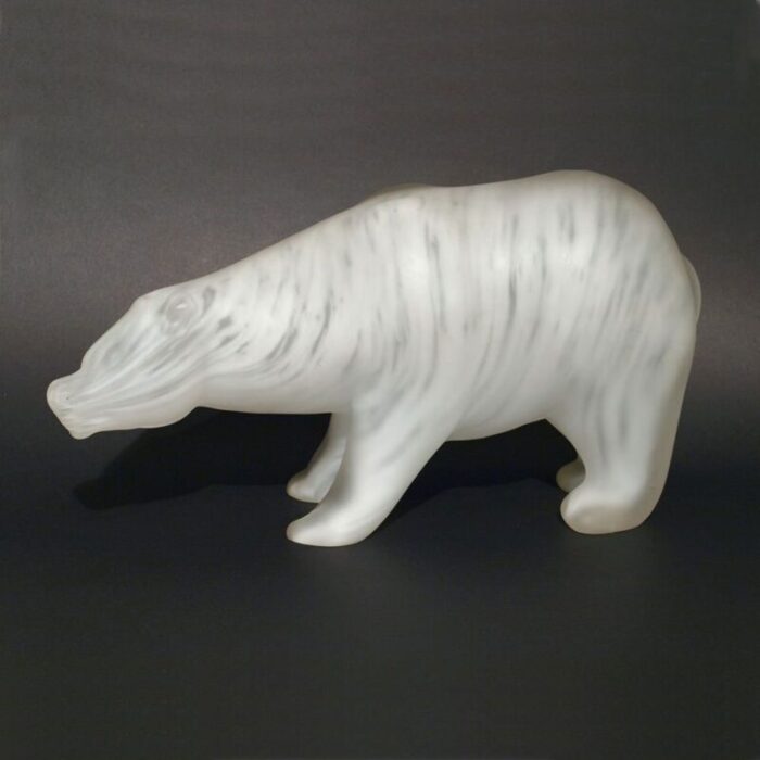 orso polare sculpture by walter furlan and salviati c 1970s 5