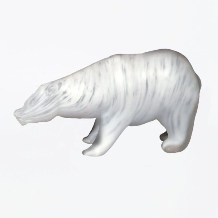 orso polare sculpture by walter furlan and salviati c 1970s 6