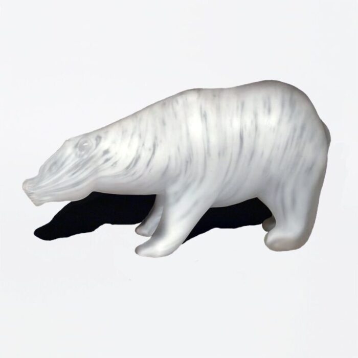 orso polare sculpture by walter furlan and salviati c 1970s 8