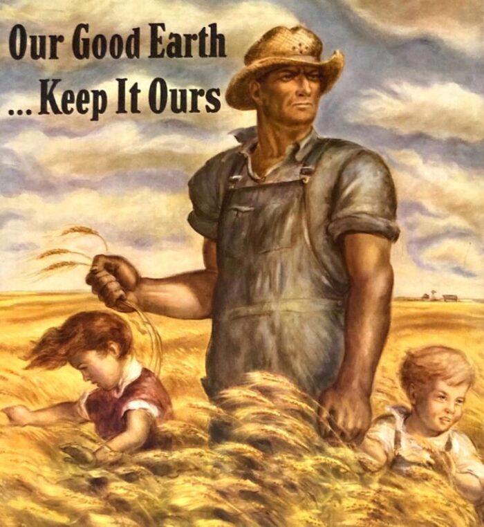 our good earth keep it ours vintage wwii war bonds poster by john steuart curry 1943 2918