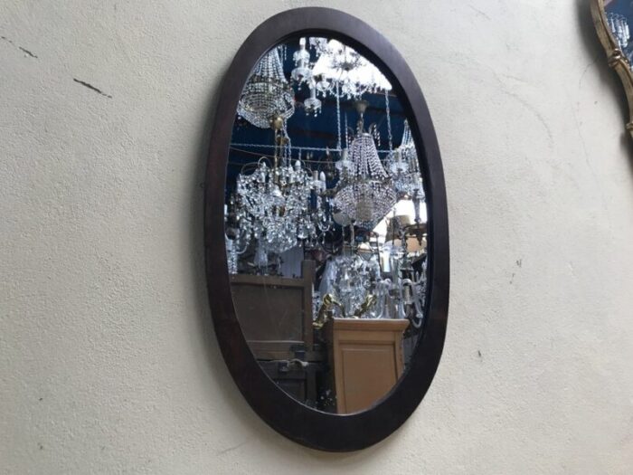 oval mirror 1950s 2