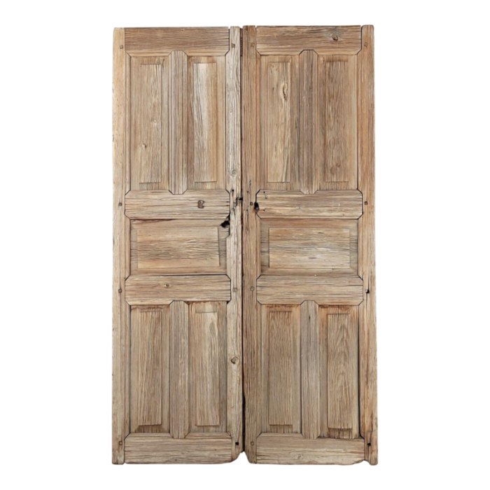 pair of rustic american southwestern doors 19th century 5642