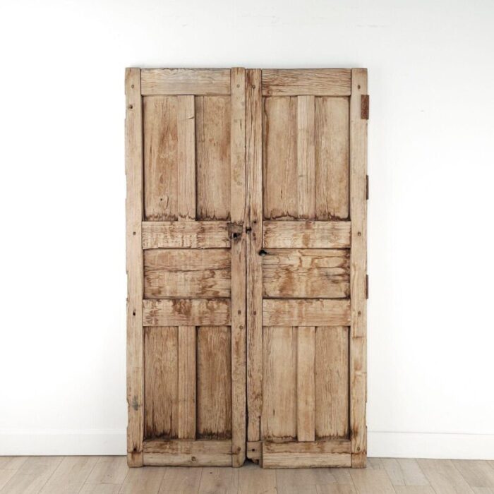 pair of rustic american southwestern doors 19th century 8433