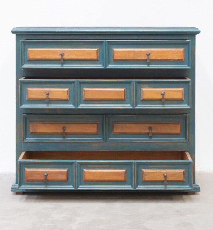 petrol blue chest of drawers 3422