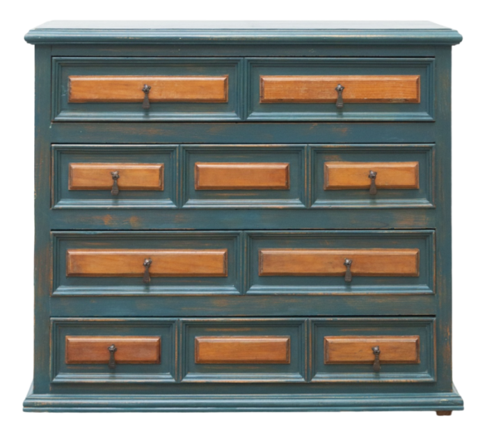 petrol blue chest of drawers 5973