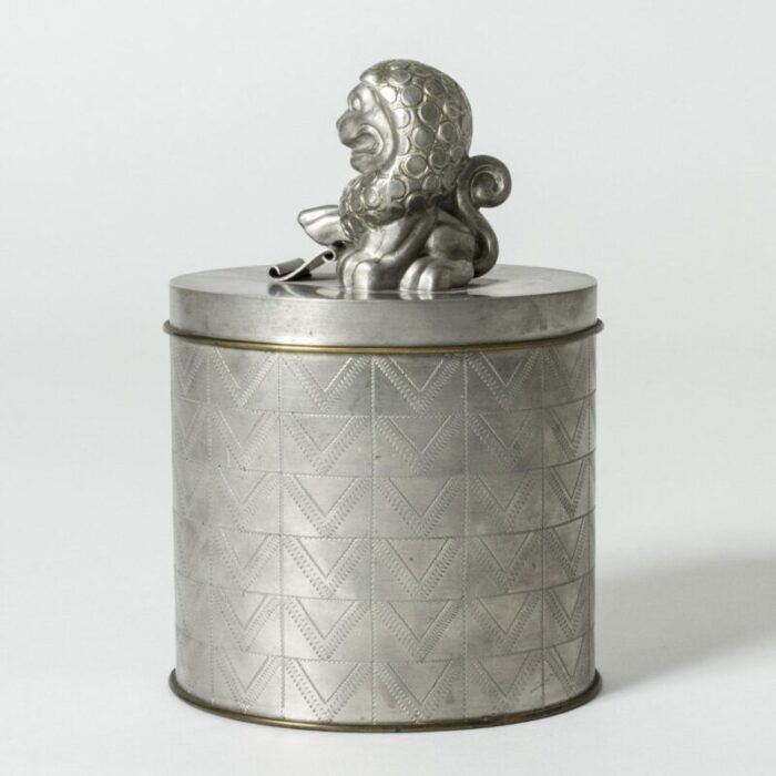 pewter jar by anna petrus for svenskt tenn 1