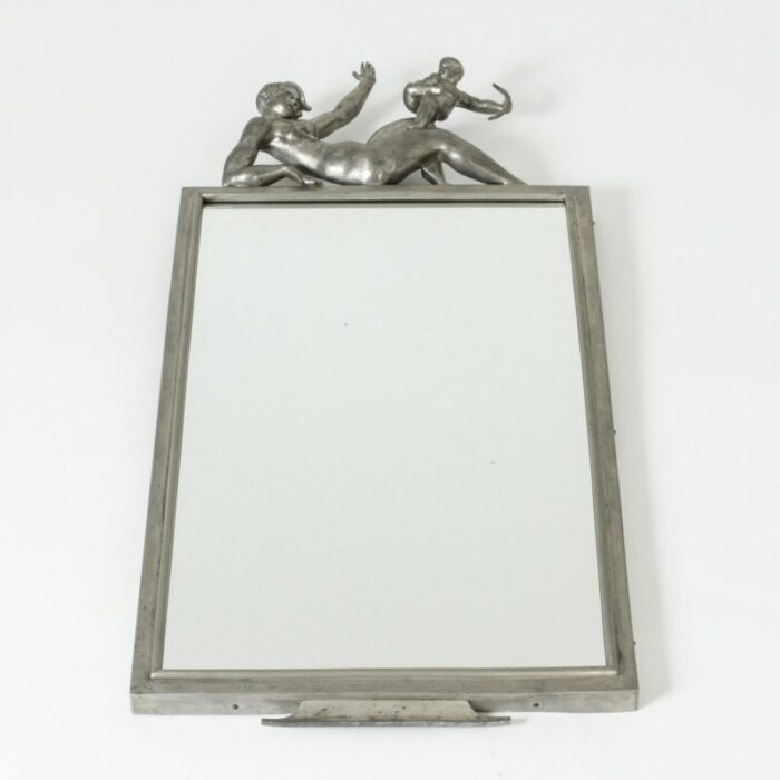 pewter mirror by thorwald alef for svenskt tenn 2