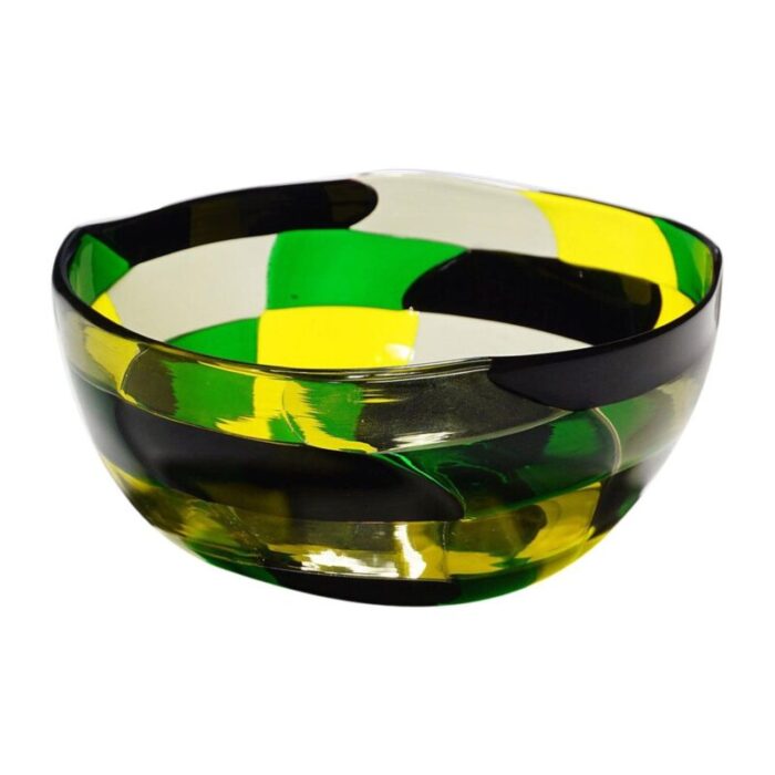 pezzato americano bowl by fulvio bianconi for venini murano 1950s 1