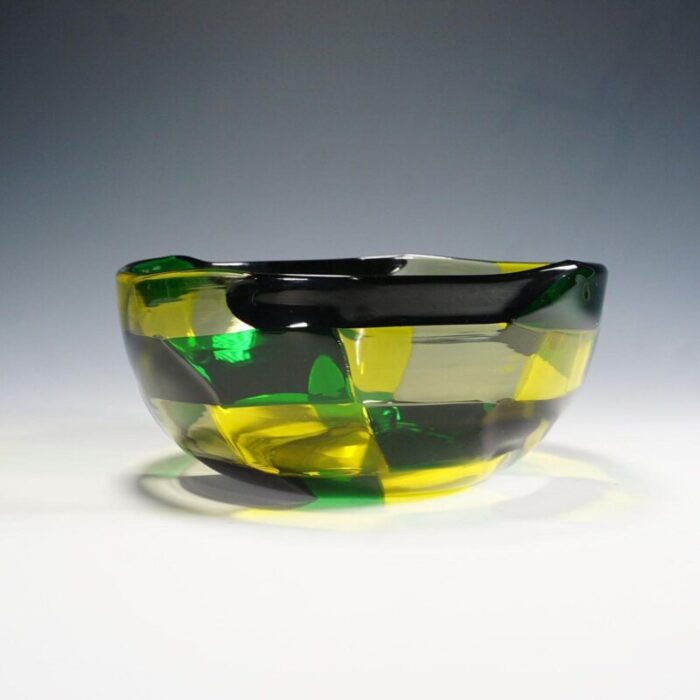 pezzato americano bowl by fulvio bianconi for venini murano 1950s 5