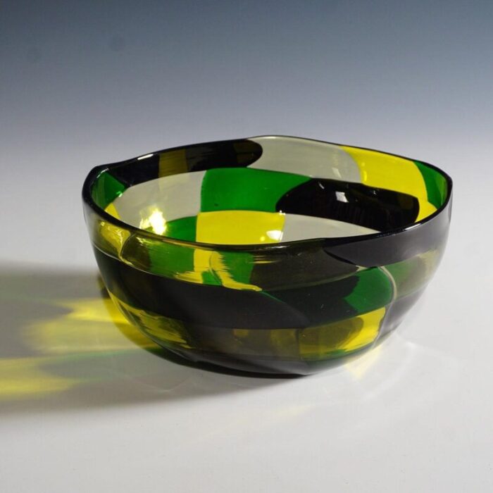 pezzato americano bowl by fulvio bianconi for venini murano 1950s 6