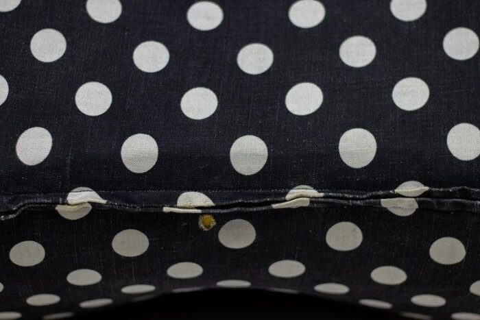 pillow with polka dot fabric from gufram 7