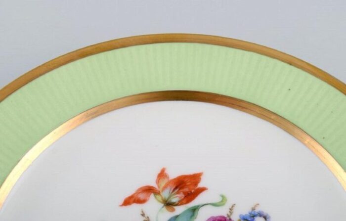 plate in hand painted porcelain with floral motif from royal copenhagen 4