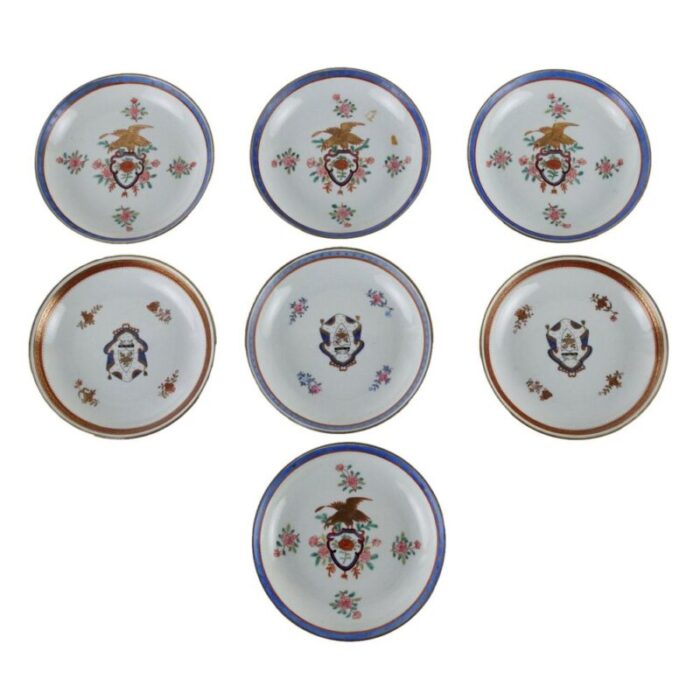 porcelain dishes set of 7 1