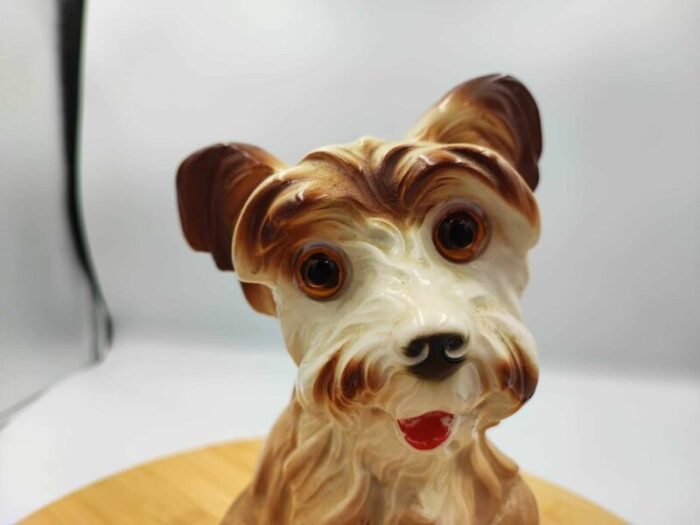 porcelain figure of a dog from lippelsdorf 1970s 2