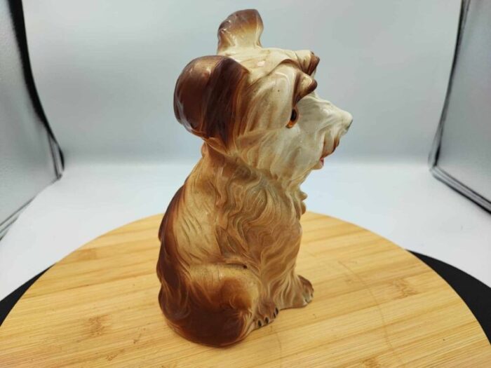 porcelain figure of a dog from lippelsdorf 1970s 3