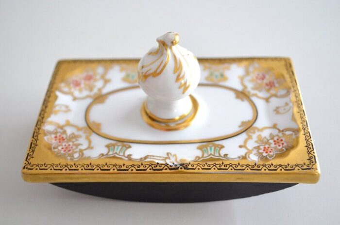 porcelain inkstand from fuerstenberg 1950s 8