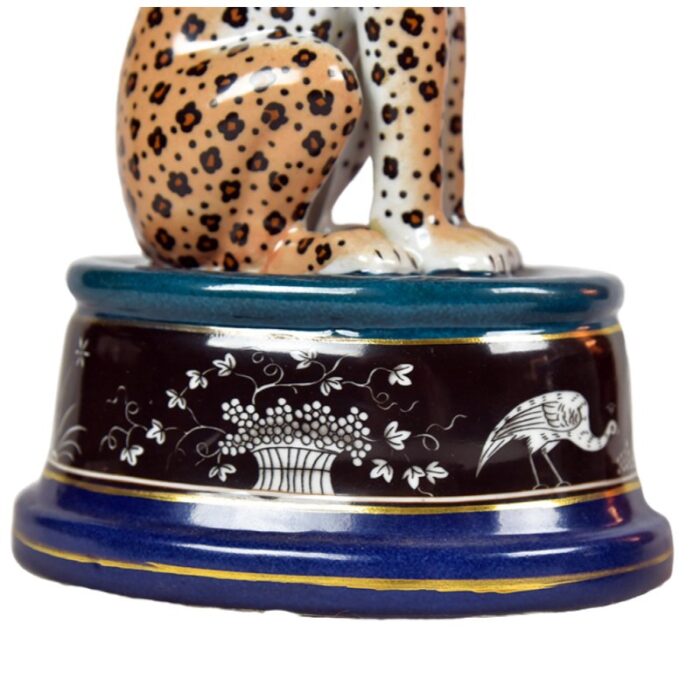 porcelain leopard bronze candlestick from klevering 3