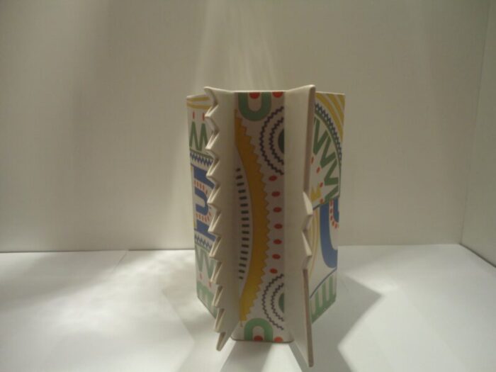 porcelain vase sculpture by fiume laura for rosenthal 1970s 9