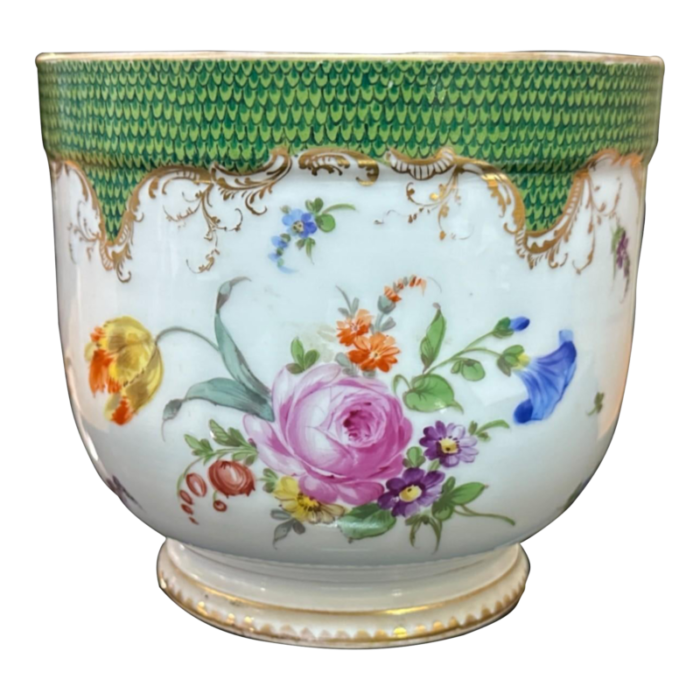 r k dresden porcelain cachepot circa 1900 7023