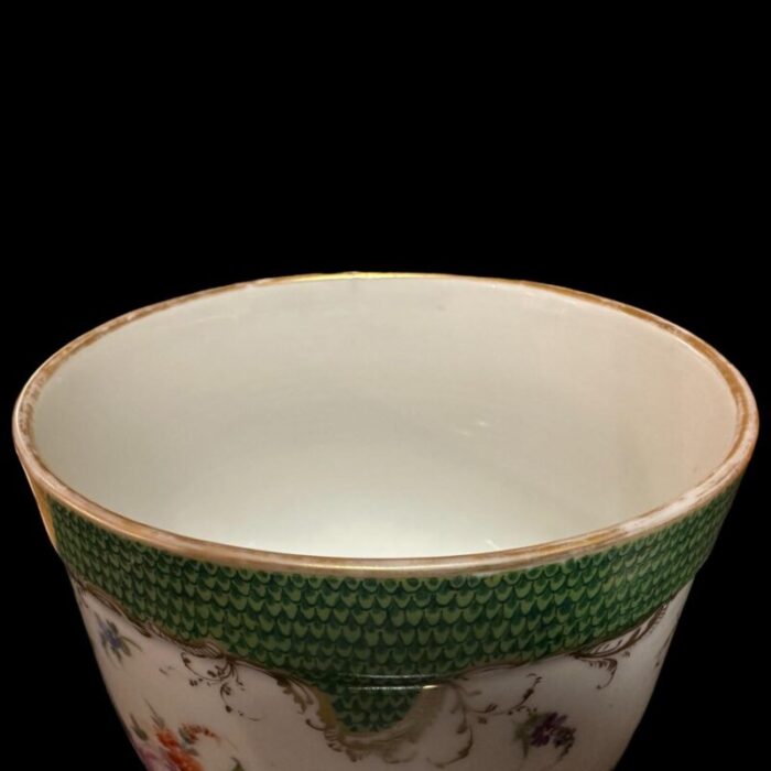 r k dresden porcelain cachepot circa 1900 9809