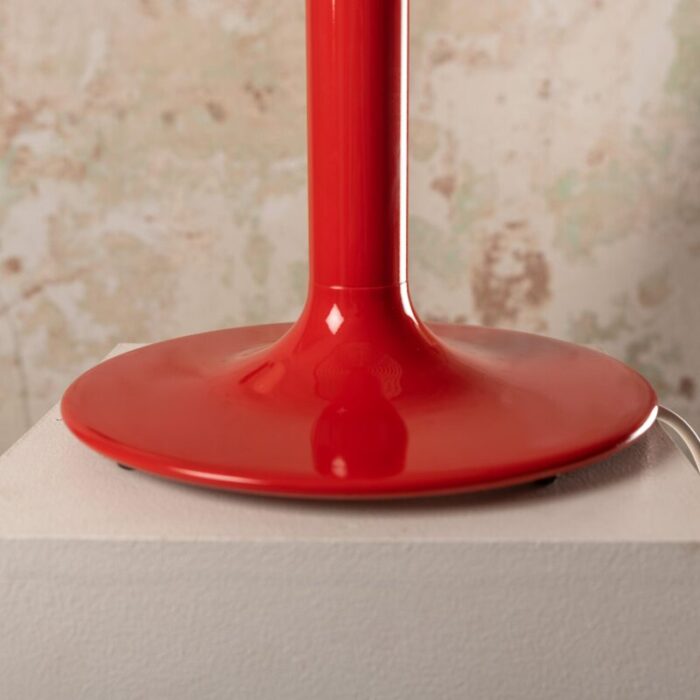 red table lamp by anders pehrson for atelje lyktan 1970s 0227