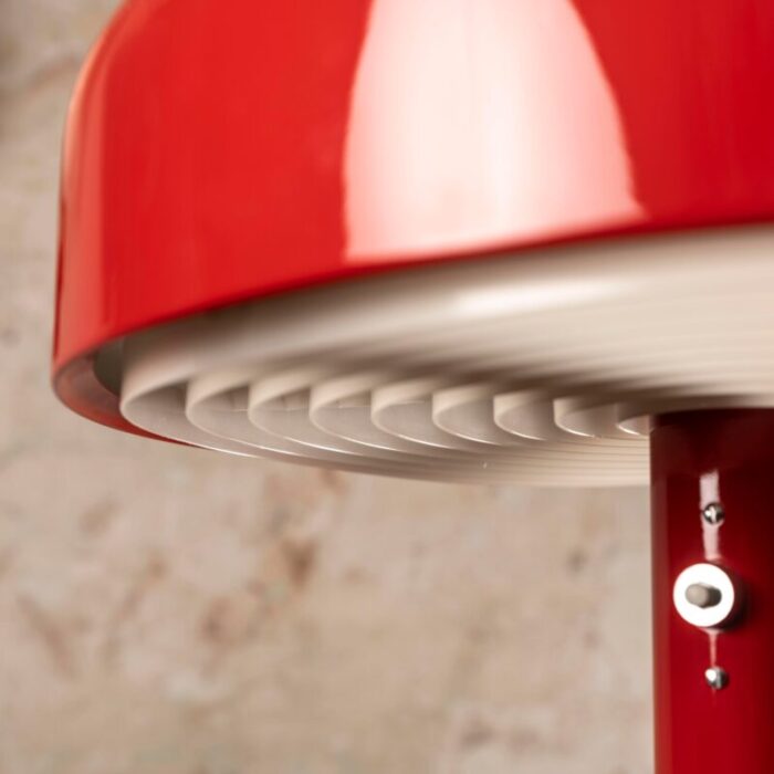 red table lamp by anders pehrson for atelje lyktan 1970s 0679