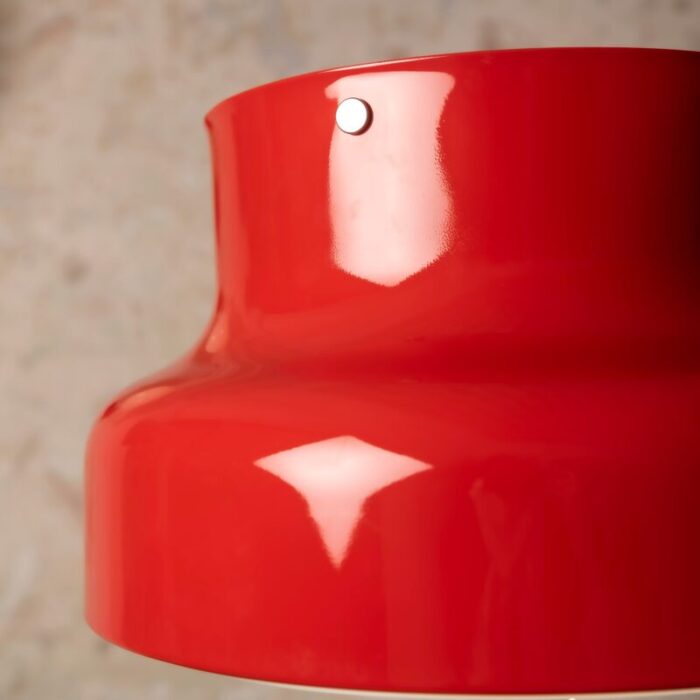 red table lamp by anders pehrson for atelje lyktan 1970s 3136