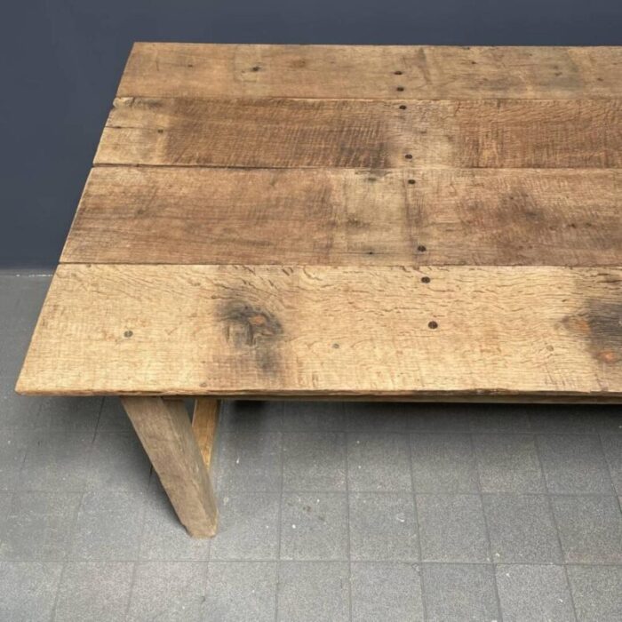 rustic oak farmhouse kitchen table 1993