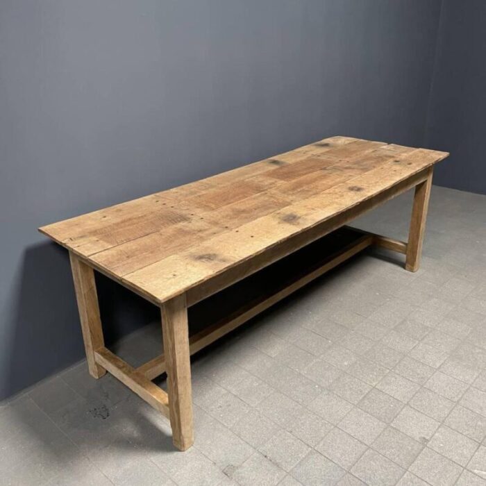 rustic oak farmhouse kitchen table 2458