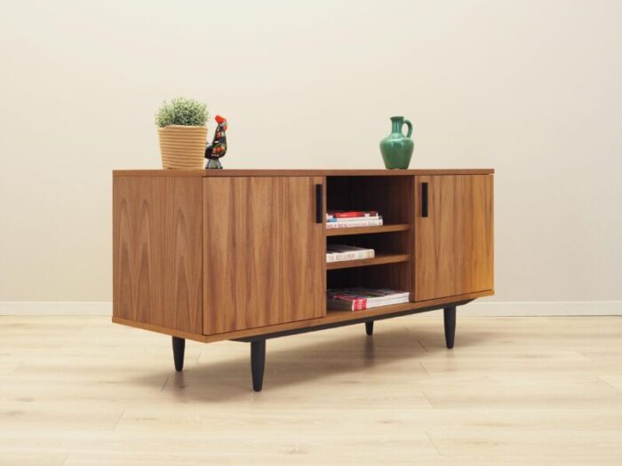 scandinavian brown walnut cabinet 2095