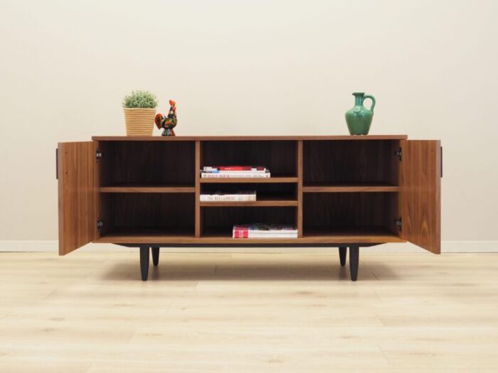 scandinavian brown walnut cabinet 6585