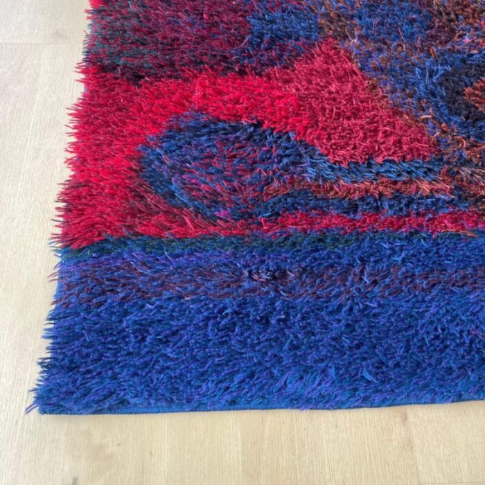 scandinavian rya rug by oili maeki for finnrya oy ab finland 5