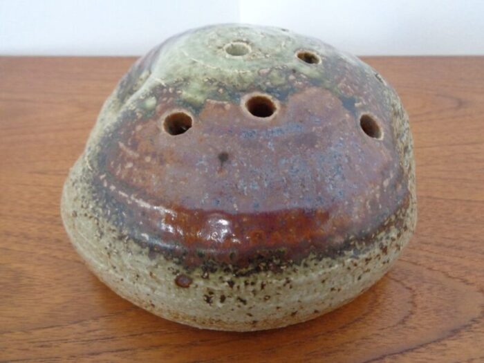 scandinavian studio ceramic vase 1960s 6