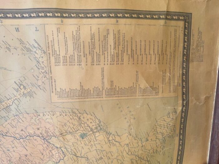 school map of the soviet union 1960s 8