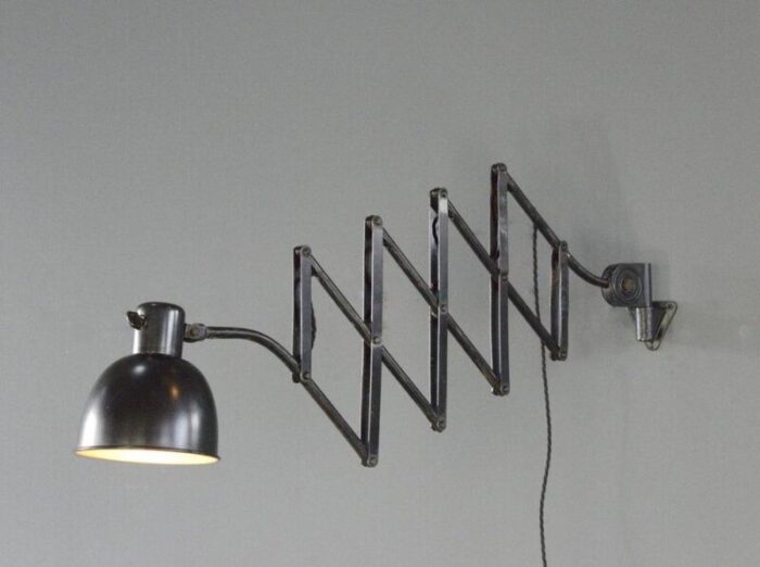 scissor wall lamp from hala 1930s 9286