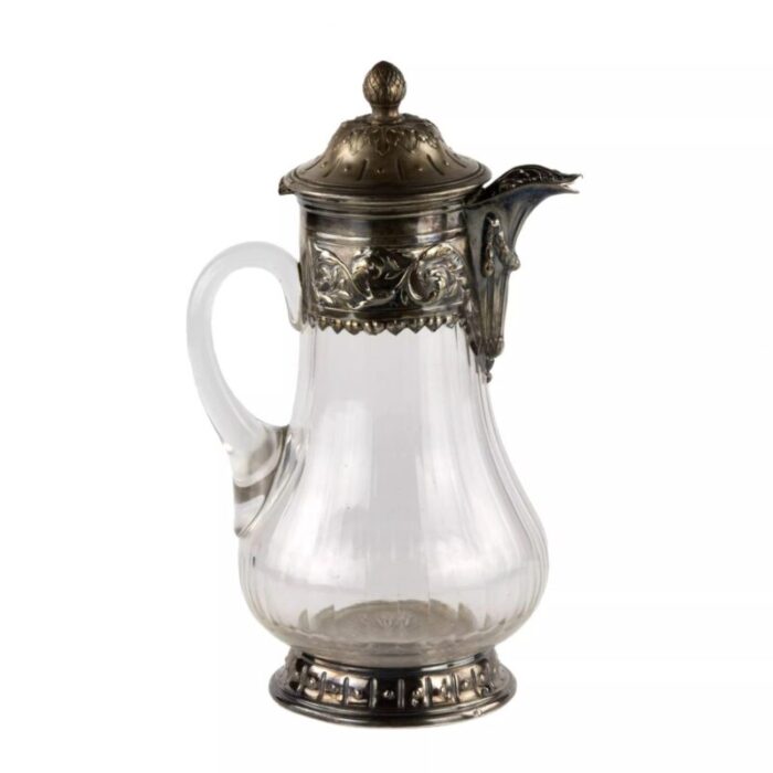 silver wine jug 1