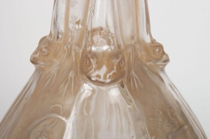 sirenes et grenouilles model 3150 decanter by rene lalique 3