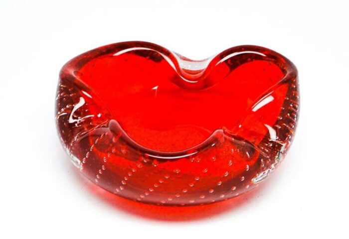 sommerso murano glass bowl by g ferro italy 1950s 3