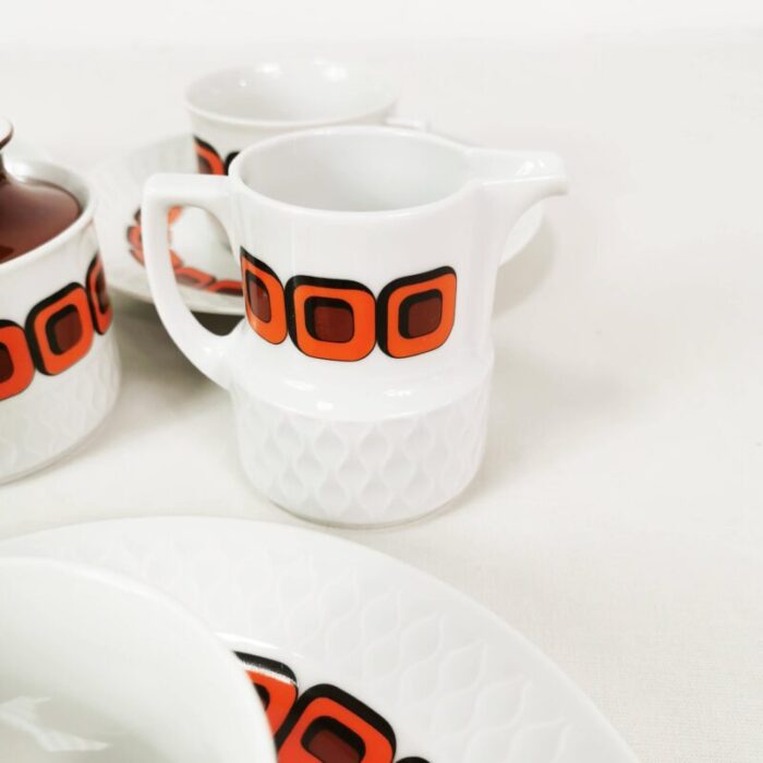 space age coffee and tea set from schirnding germany 1970s set of 15 2882