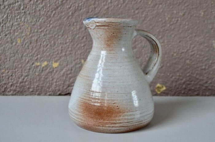 stoneware pitcher by jeanne norbert pierlot for puisaye 1