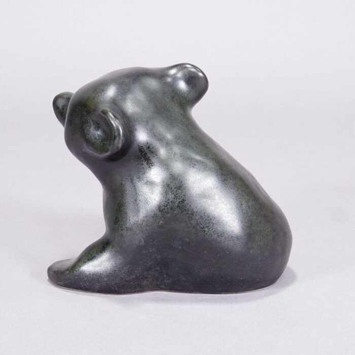 stylized bear sculpture by richard lindh for arabia finland 4730