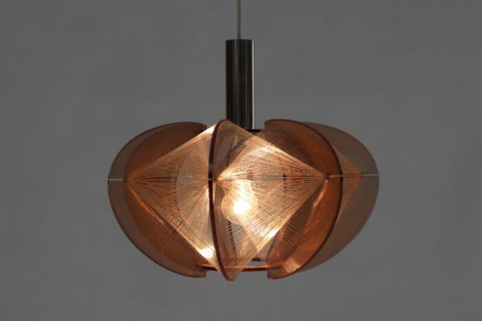 swag pendant lamp attributed to paul secon for sompex germany 1960s 2541