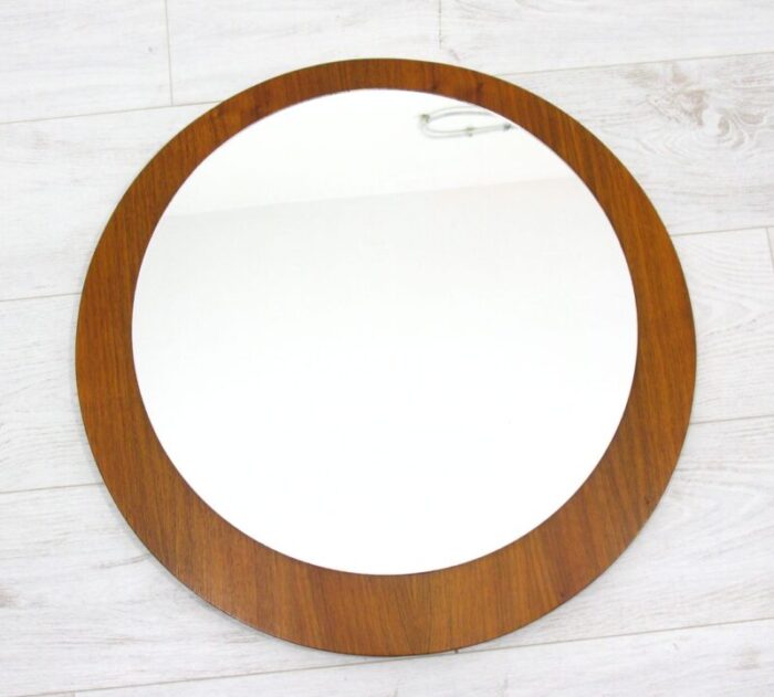 teak mirror 1970s 1